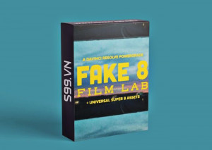 Gói lớp phủ mô phỏng hiệu ứng phim - Fake 8 Film Lab – a Super 8 Emulation