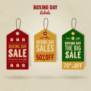 Nhãn sale ngày boxing day file AI