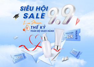 Banner các sản phẩm mỹ phẩm mẫu số P16 PSD