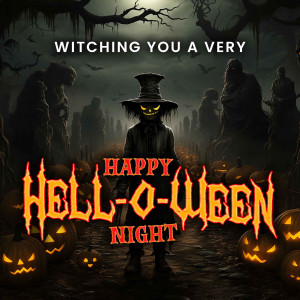 Poster halloween kinh dị, ma quỷ mẫu H88 PSD