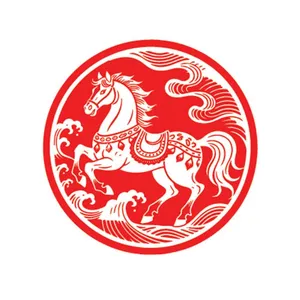 Linh Vật Ngựa Tết Nguyên Đán - Thiết Kế Vector EPS Độc Đáo