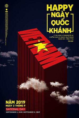 Poster chào mừng ngày quốc khánh 2-9 file PSD mẫu CR1357