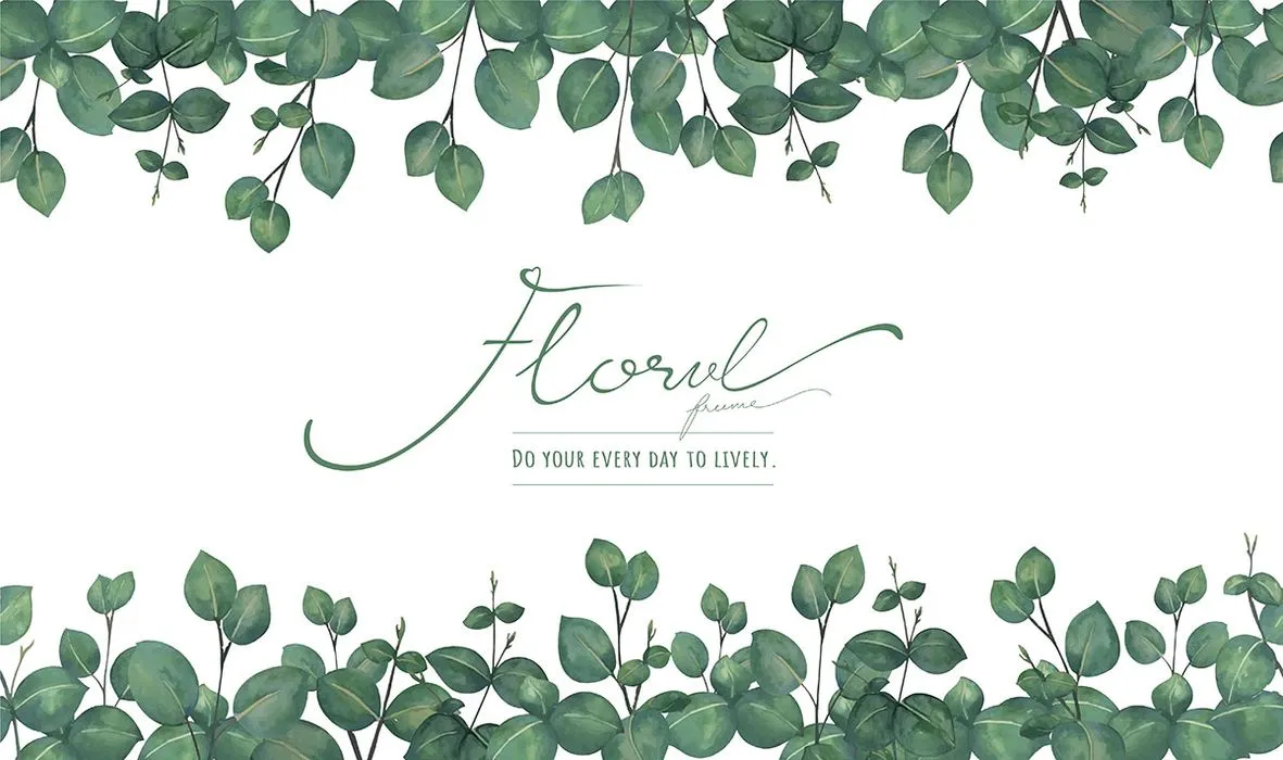 Cành Lá Xanh Minh Họa EPS – Khung Viền Lá Cây Tự Nhiên