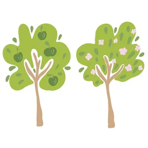 Hình ảnh cây xanh  file vector mẫu KK53