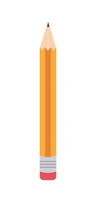 Hình ảnh cây bút chì file vector mẫu HH2004