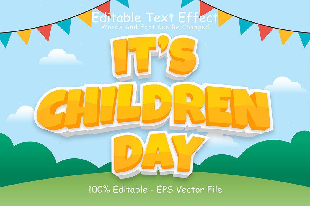 Banner học sinh vui chơi file vector mẫu CR1156