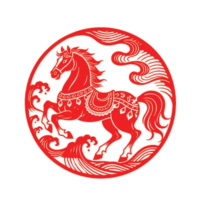 Linh Vật Ngựa Tết Nguyên Đán - Hình Minh Họa Vector EPS Độc Đáo