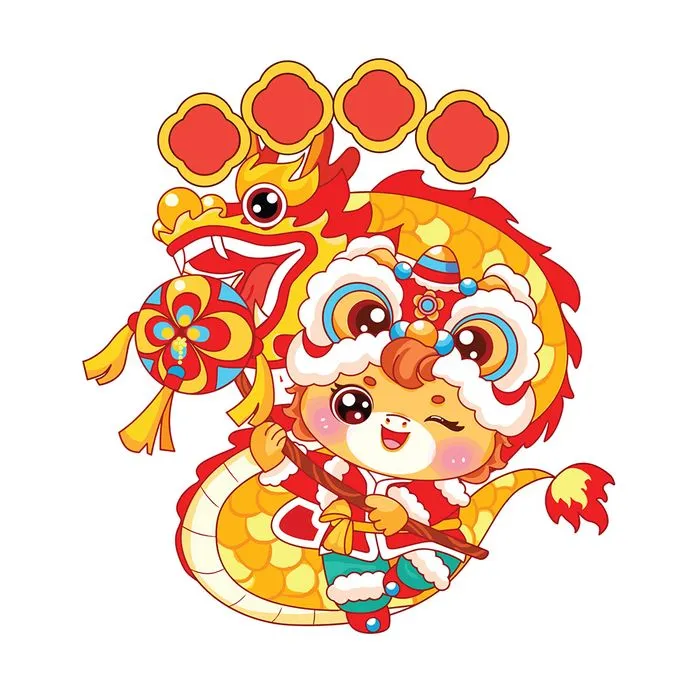 Linh Vật Ngựa Tết Bính Ngọ 2026 Đáng Yêu - Minh Họa Vector EPS