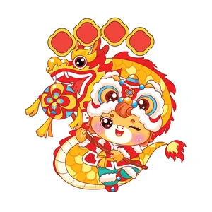 Linh Vật Ngựa Tết Bính Ngọ 2026 Đáng Yêu - Minh Họa Vector EPS