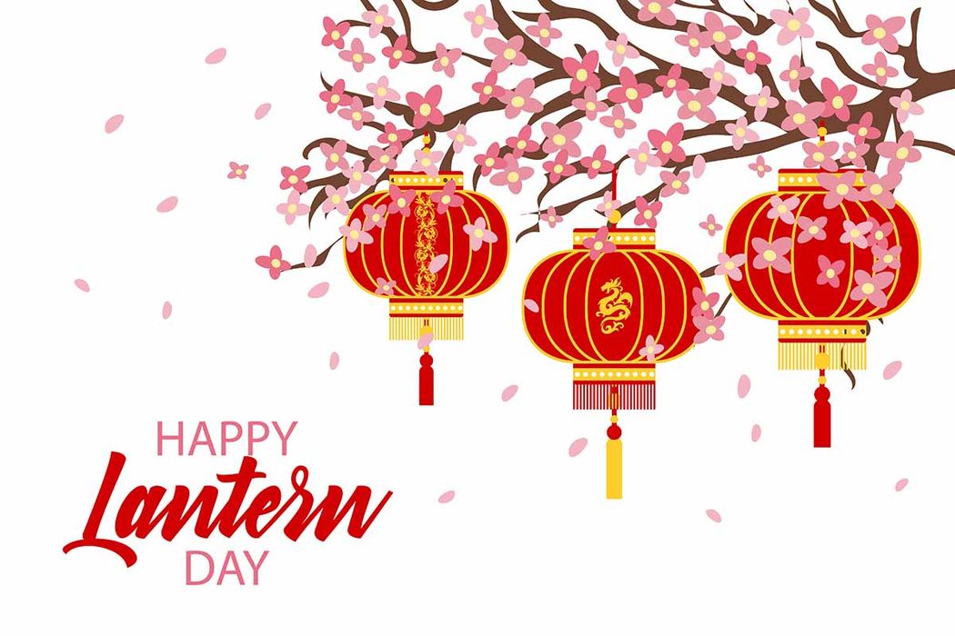 Hình ảnh đèn lồng trang trí dịp tết cổ truyền file vector mẫu CR416