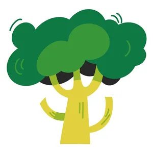 Hình ảnh cây xanh file vector mẫu KK86