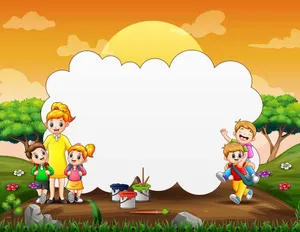 Background học tập edu file vector mẫu KS196