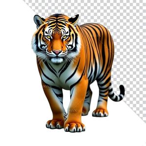 Hình ảnh chú hổ dũng mãnh file PNG mẫu CR1043