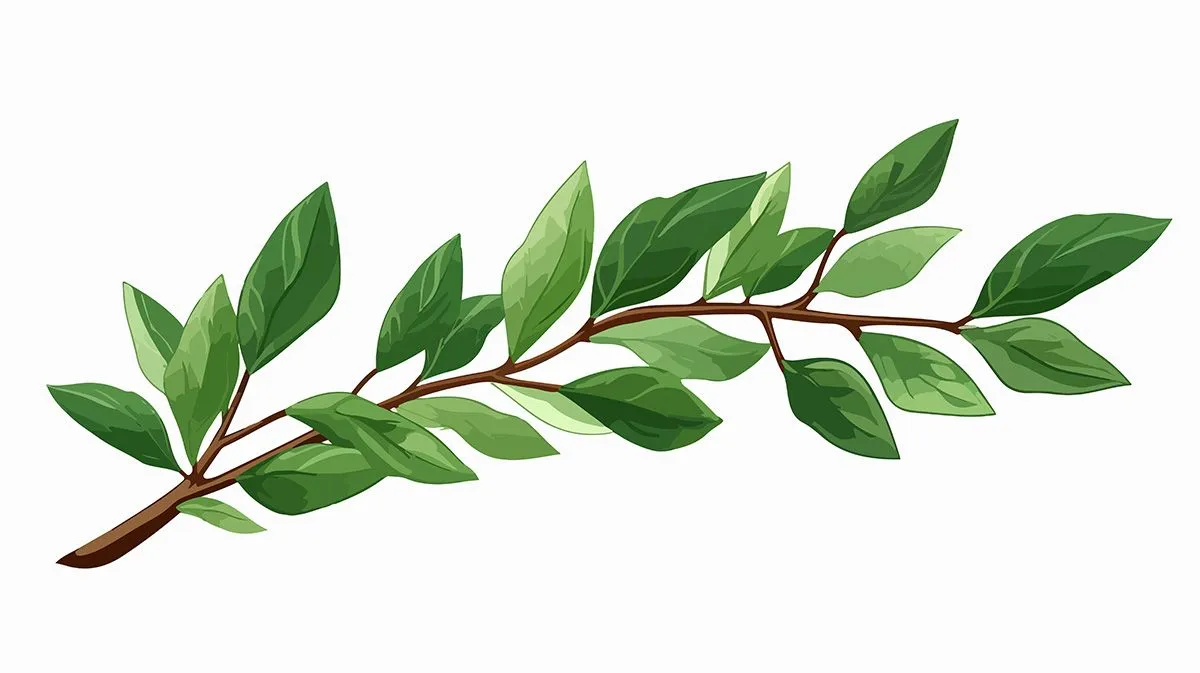 Cành Lá Xanh Tươi - Hình Minh Họa Vector EPS Đa Dụng cho Thiết Kế