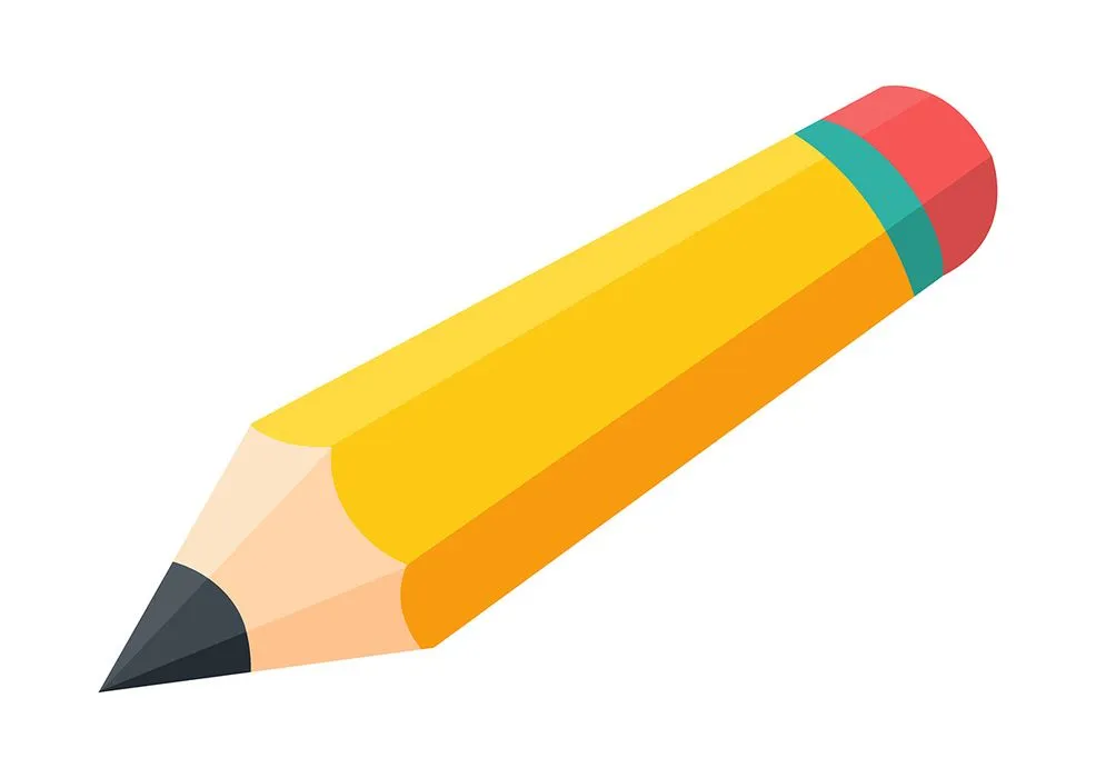 Hình ảnh cây bút chì file vector mẫu HH109
