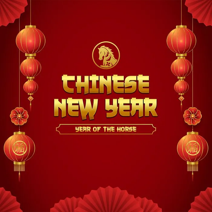 Poster Tết Nguyên Đán Năm Con Ngựa – Vector EPS Dễ Dàng Chỉnh Sửa