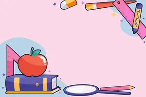 Background bé học tập file vector mẫu KS293