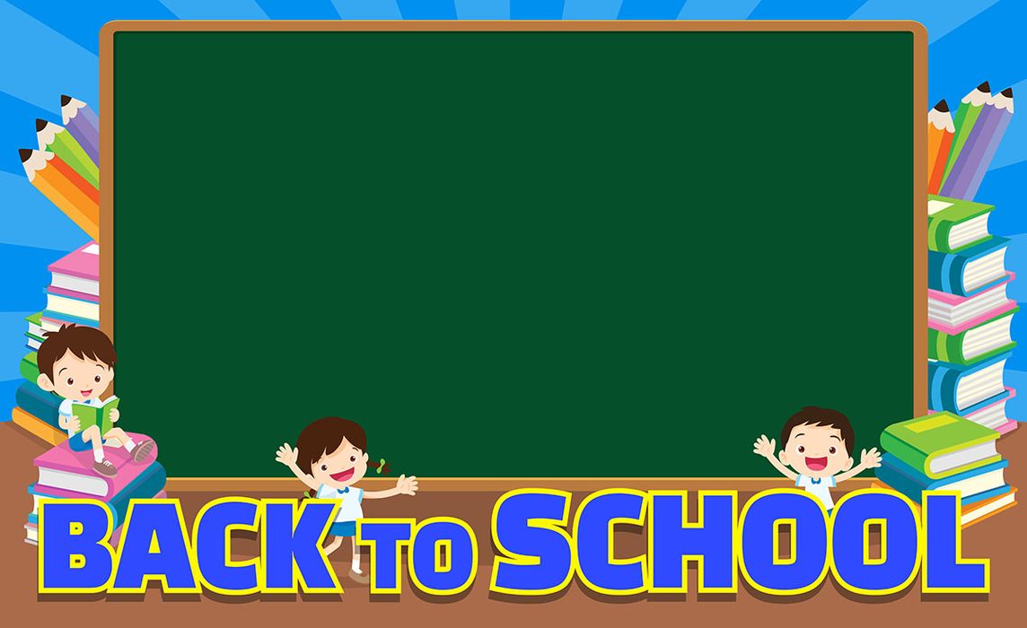 Background bé học tập edu file vector mẫu CR240