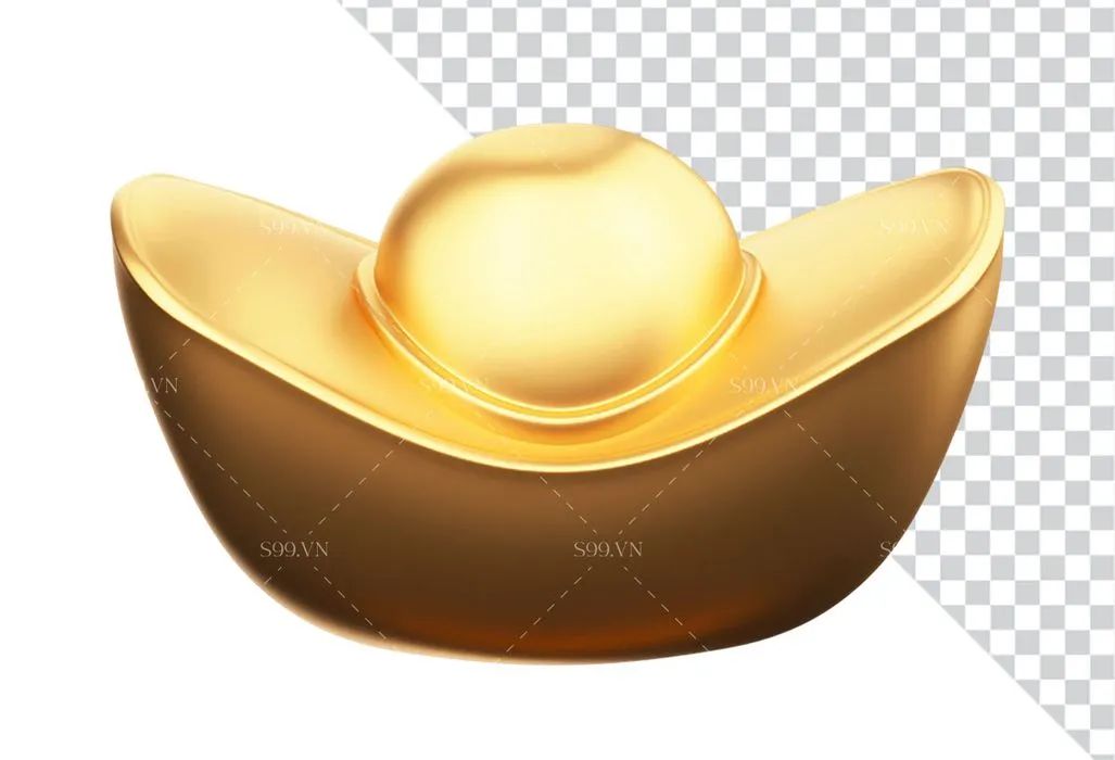 Hình ảnh đĩnh vàng file PNG mẫu CR1931