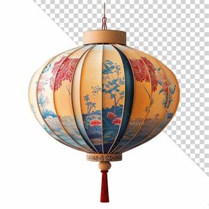 Hình ảnh đèn lồng trang trí dịp tết file PNG mẫu CR524