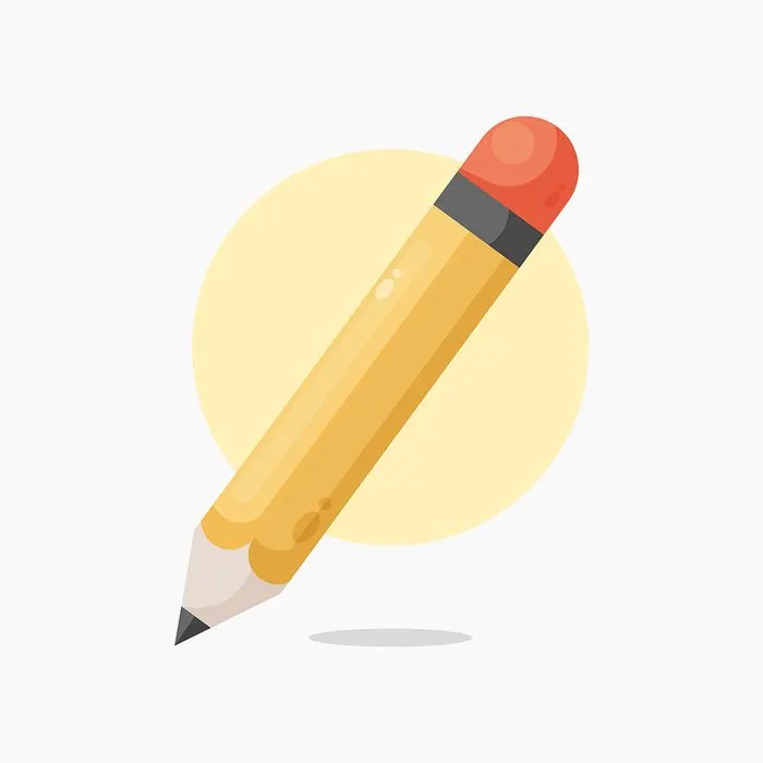 Hình ảnh cây bút chì file vector mẫu HH62