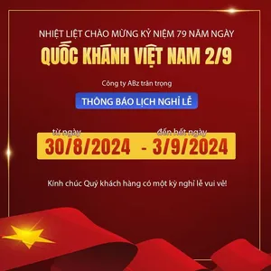 Banner thông báo lịch nghỉ lễ quốc khánh file PSD mẫu KT51