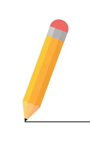 Hình ảnh cây bút chì file vector mẫu HH66