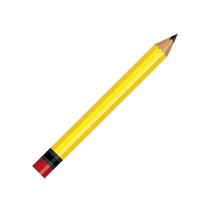 Hình ảnh cây bút chì file vector mẫu HH44
