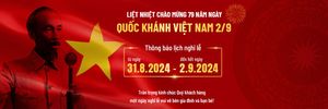 Banner chào mừng ngày lễ lớn của dân tộc file PSD mẫu CR1329