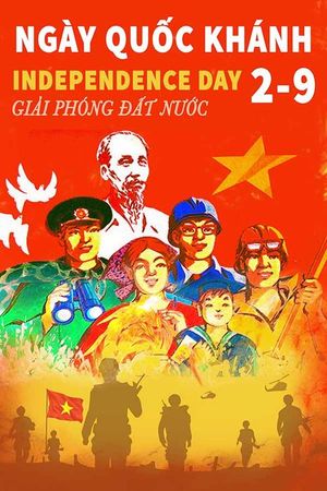 Poster chào mừng ngày giải phóng miền nam file PSD mẫu CR1398