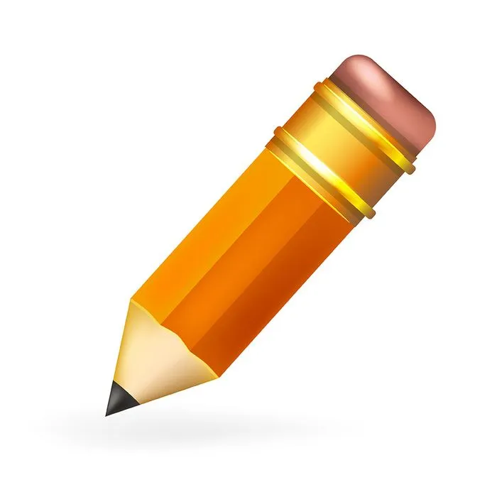 Hình ảnh cây bút chì file vector mẫu HH53