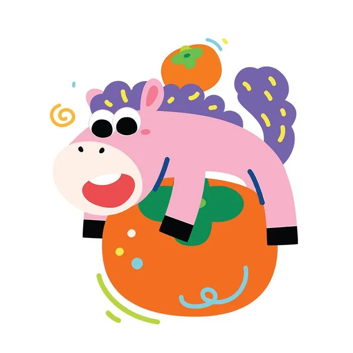 Linh Vật Ngựa Tết Bính Ngọ 2026 Minh Họa Vector Dễ Thương