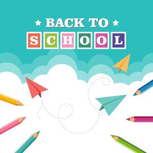 Background bé học tập edu file vector mẫu CR239