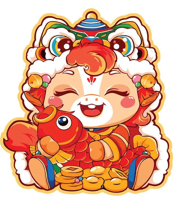 Linh Vật Ngựa Tết, Hình Minh Họa Vector EPS Đáng Yêu