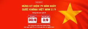Banner lịch nghỉ lễ quốc khánh 2-9 file PSD mẫu KT48