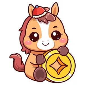 Linh Vật Ngựa Tết Dễ Thương - Hình Minh Họa Vector EPS