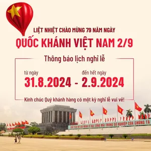 Banner thông báo lịch nghỉ lễ ngày quốc khánh 2-9 file PSD mẫu KT24