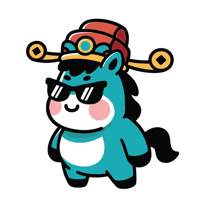 Linh Vật Ngựa Tết Bính Ngọ 2026 – Hình Minh Họa Vector Dễ Thương