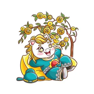 Linh Vật Ngựa Tết Bính Ngọ 2026 - Hình Minh Họa Vector EPS Độc Đáo