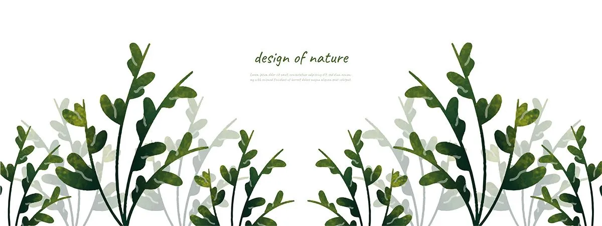 Cành Lá Xanh Minh Họa Dạng Vector – Thiết Kế Tự Nhiên Tối Giản