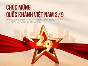 Banner chào mừng ngày lễ lớn của dân tộc file PSD mẫu CR1334