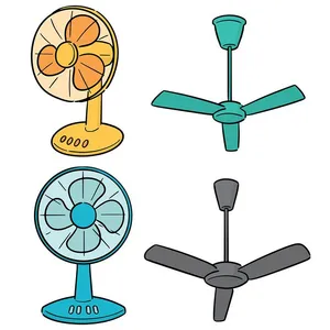 Bộ sưu tập quạt file vector mẫu OC42