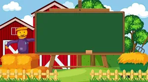 Background lớp học ngoài thiên nhiên file vector mẫu KS276