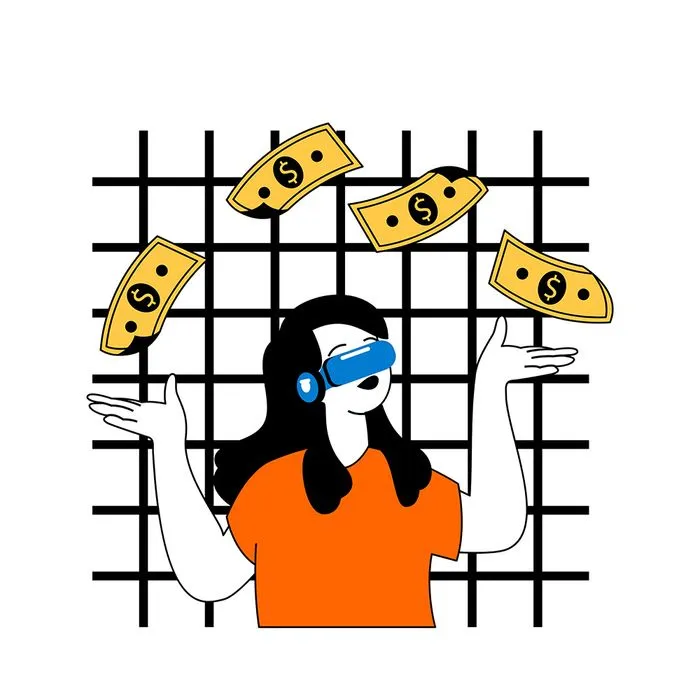 Hình ảnh cảnh báo lừa đảo tiền file vector mẫu LD26