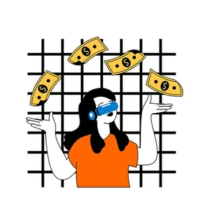 Hình ảnh cảnh báo lừa đảo tiền file vector mẫu LD26