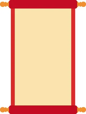 Câu Đối Tết Cuộn Tròn Đỏ - Vector Minh Họa Chuẩn SEO