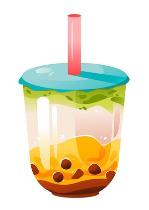 Hình ảnh trà sữa file vector mẫu CR711