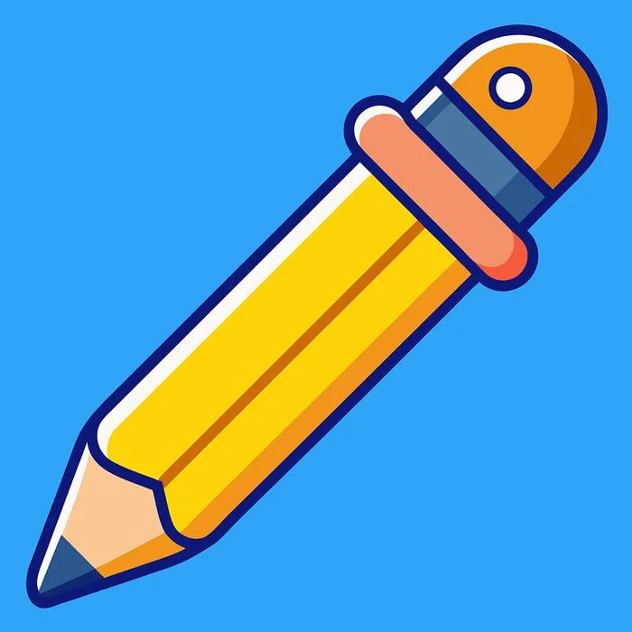 Hình ảnh cây bút chì file vector mẫu HH75