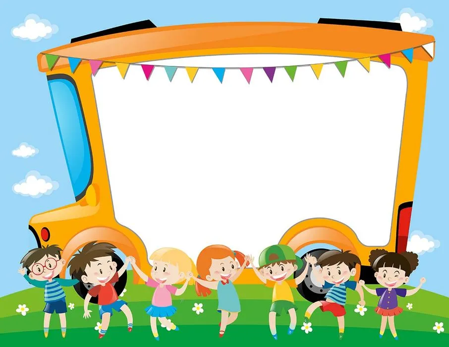 Background bé học tập edu file vector mẫu KS126