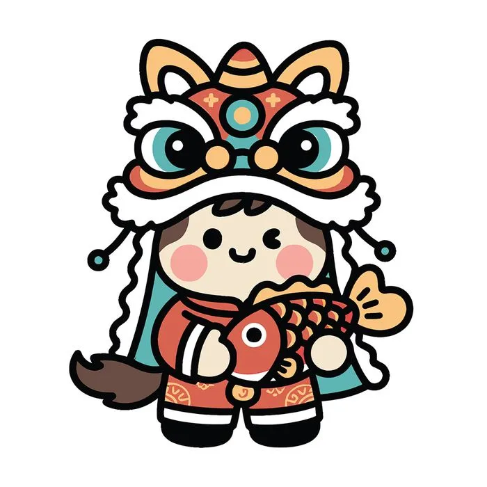 Linh Vật Ngựa Tết 2026 Minh Họa Vector EPS Độc Đáo